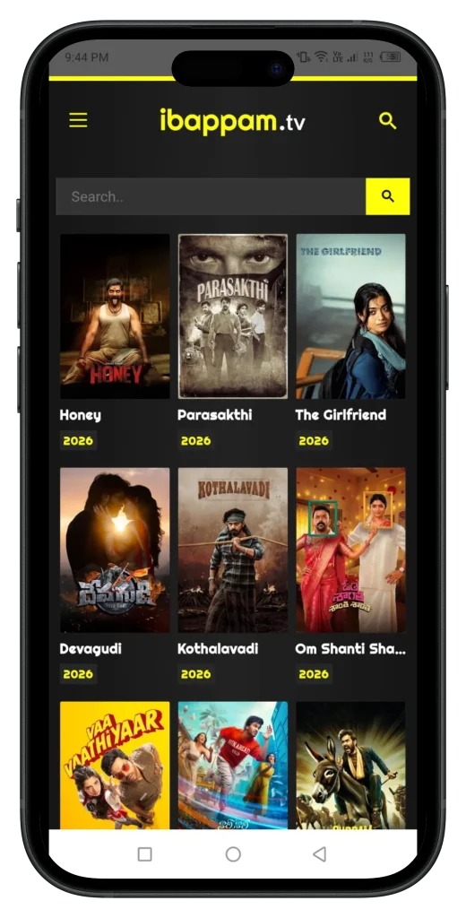 Bappam Movies For PC Download Watch Telegu Movies iBomma App Screenshot For iOS 3 Bappammovies.net.webp