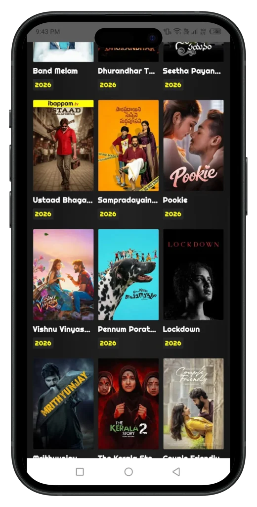 Bappam Movies For PC Download Watch Telegu Movies iBomma App Screenshot For iOS 2 Bappammovies.net.webp