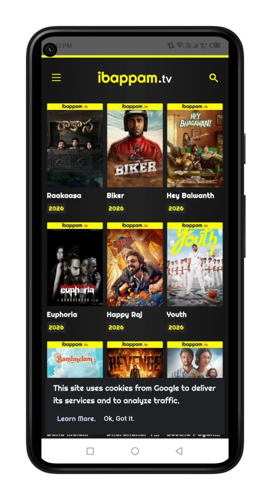 Bappam Movies For PC Download Watch Telegu Movies iBomma App Screenshot For Andriod 3 Bappammovies.net.webp
